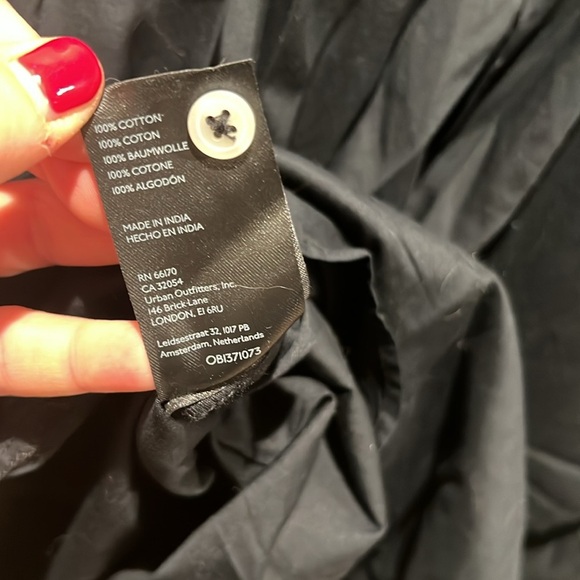 Maeve Midnight Black Button-Down Midi Dress - Picture 8 of 8